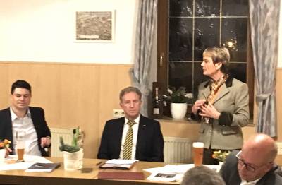 Friedlinde Gurr-Hirsch MdL, Staatssekretärin im Ministerium für Ländlichen Raum setzte einen Fokus auf fairen Handel mit regionalen Lebensmitteln.